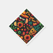 Cinco de Mayo. Mexicaans patroon van heldere carto Servet (Hoek)