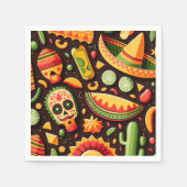 Cinco de Mayo. Mexicaans patroon van heldere carto Servet (Voorkant)