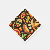 Cinco de Mayo. Mexicaans patroon van heldere carto Servet (Hoek)