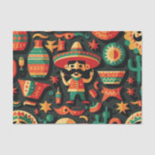 Cinco de Mayo. Mexicaans patroon van heldere carto Tissuepapier (Voorkant)