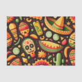 Cinco de Mayo. Mexicaans patroon van heldere carto Tissuepapier (Voorkant)