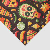 Cinco de Mayo. Mexicaans patroon van heldere carto Tissuepapier (Detail)