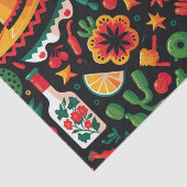 Cinco de Mayo. Mexicaans patroon van heldere carto Tissuepapier (Detail)