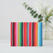 Cinco de Mayo, Mexicaans Poncho Briefkaart (Staand voorkant)