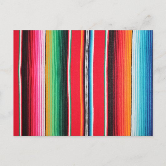 Cinco de Mayo, Mexicaans Poncho Briefkaart (Voorkant)