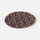 Cinco De Mayo Mexicaans schattig patroon Papieren Bordje (Gekanteld)