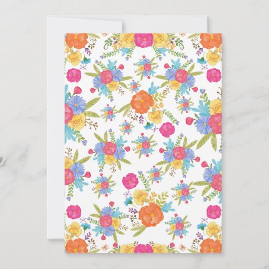 Cinco de Mayo Mexicaanse 2e verjaardag Kaart (Achterkant)