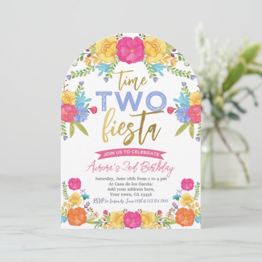 Cinco de Mayo Mexicaanse 2e verjaardag Kaart (Staand voorkant)