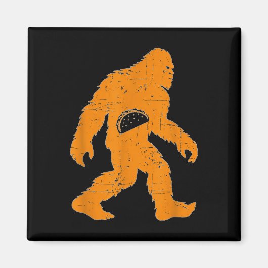 Cinco de Mayo Mexicaanse Bigfoot Taco El Squatcho Magneet (Voorkant)