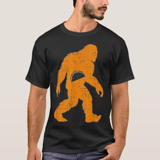 Cinco de Mayo Mexicaanse Bigfoot Taco El Squatcho  T-shirt (Voorkant)