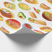 cinco de mayo mexicaanse burrito taco tamale cadeaupapier (Hoek)