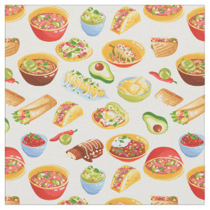 cinco de mayo mexicaanse burrito taco tamale stof