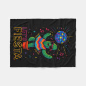 Cinco de mayo Mexicaanse cactus feest grappig laat Fleece Deken (Voorkant (Horizontaal))