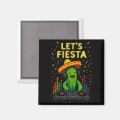 Cinco de mayo Mexicaanse cactus feest grappig laat Magneet (Voorkant / Achterkant)