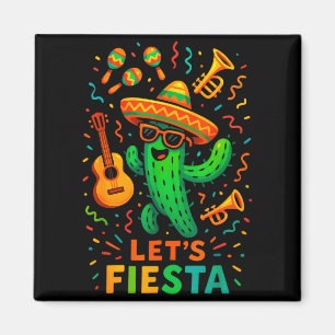 Cinco de mayo Mexicaanse cactus feest grappig late Magneet