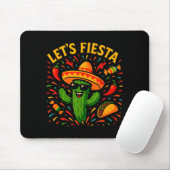 Cinco de mayo Mexicaanse cactus feest grappig late Muismat (Met muis)