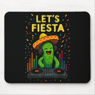 Cinco de mayo Mexicaanse cactus feest grappig late Muismat