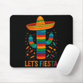 Cinco de mayo Mexicaanse cactus feest grappig late Muismat (Met muis)