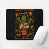 Cinco de mayo Mexicaanse cactus feest grappig late Muismat (Met muis)