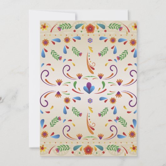 Cinco de Mayo Mexicaanse feestdag Bedankkaart (Achterkant)