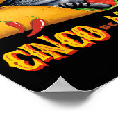 Cinco De Mayo - Mexicaanse Fiesta 5 De Mayo Grappi Poster (Hoek)