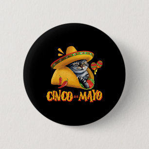 Cinco De Mayo - Mexicaanse Fiesta 5 De Mayo Grappi Ronde Button 5,7 Cm