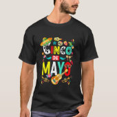 Cinco De Mayo Mexicaanse Fiesta 5 De Mayo Grappige T-shirt (Voorkant)