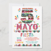 Cinco de Mayo Mexicaanse Fiesta Papier Picado Kaart (Voorkant)