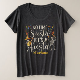Cinco de Mayo Mexicaanse Fiesta verjaardag Custom Grote Maat T-shirt