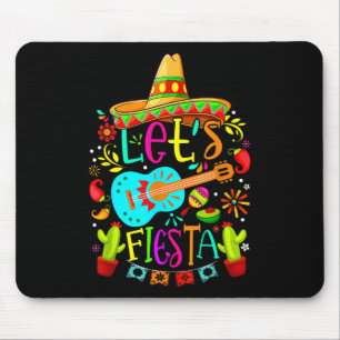 Cinco de Mayo Mexicaanse Gitaar Cactus Vrouwen Man Muismat