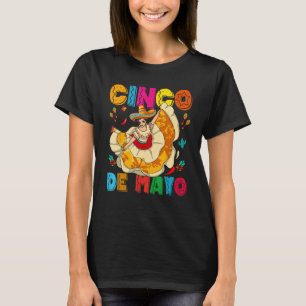 Cinco De Mayo Mexicaanse meisje dansen Jarabe Tapa T-shirt