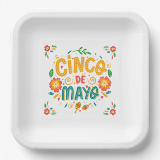Cinco de Mayo Mexicaanse Papieren Borden Bordje
