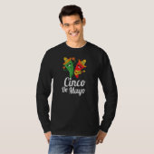 Cinco De Mayo Mexicaanse paprika T-shirt (Voorkant volledig)