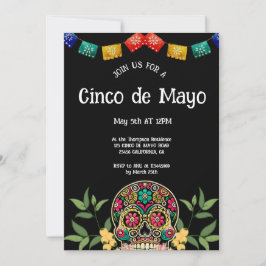 Cinco de Mayo Mexicaanse PARTIJ Kaart
