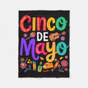 Cinco De Mayo Mexicaanse Taco Grappige 5 De Mayo L Fleece Deken