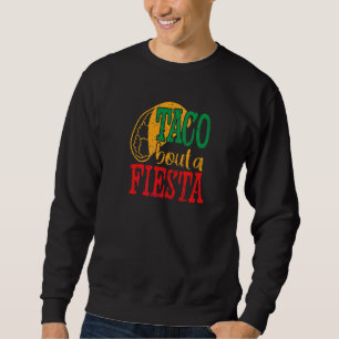 Cinco de Mayo  Mexicaanse Taco over een Fiesta Trui