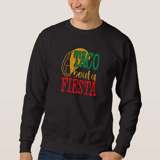 Cinco de Mayo  Mexicaanse Taco over een Fiesta Trui (Voorkant)