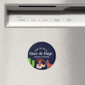 Cinco de Mayo Mexicaanse verjaardagsfeestje Magneet (Insitu (Vaatwasser))