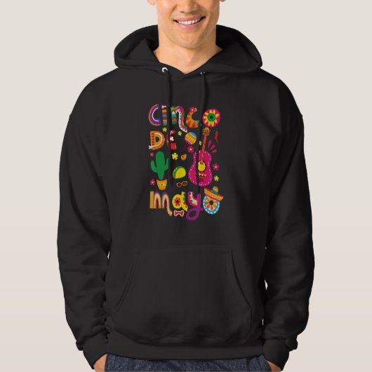 Cinco De Mayo Mexican Fiesta 5 De Mayo 2 Hoodie (Voorkant)