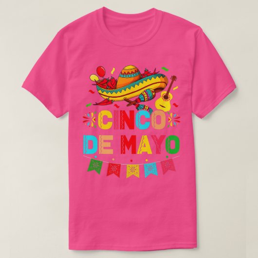 Cinco de Mayo Mexican Fiesta 5 de Mayo voor vrouwe T-shirt (Design voorkant)