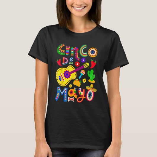 Cinco De Mayo Mexican Fiesta 5 De Mayo Women Men G T-shirt (Voorkant)