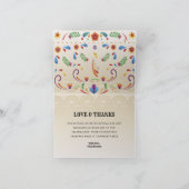 Cinco de Mayo Mexican Fiesta Dode schedel Custom Bedankkaart (Binnen)