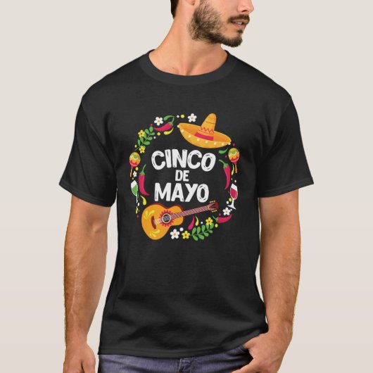 Cinco De Mayo Mexican Fiesta Party  Cinco De Mayo  T-shirt (Voorkant)