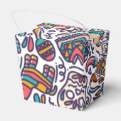 Cinco De Mayo Mexican Fiesta Seamless Pattern Bedankdoosjes (Achterkant)