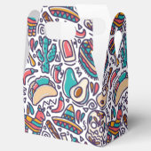 Cinco De Mayo Mexican Fiesta Seamless Pattern Bedankdoosjes (Geopend)