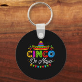 Cinco de Mayo Mexican Fiesta Squad 5 De Mayo Mexic Sleutelhanger (Voorkant)