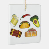 Cinco de Mayo Mexican Fiesta Taco Piñata Sombrero Keramisch Ornament (Rechts)