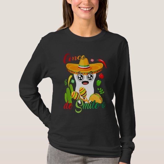 Cinco De Mayo Mexican Holy Guacamole Fiesta Time 5 T-shirt (Voorkant)