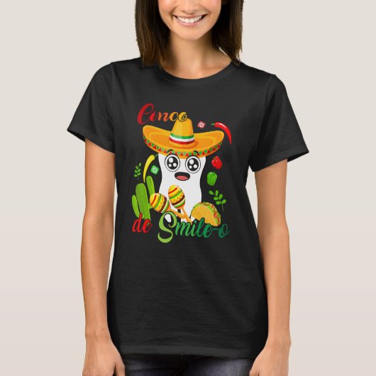 Cinco De Mayo Mexican Holy Guacamole Fiesta Time 5 T-shirt (Voorkant)