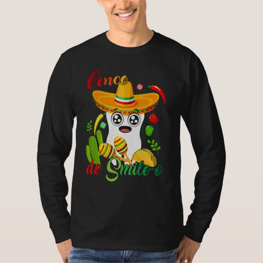 Cinco De Mayo Mexican Holy Guacamole Fiesta Time 5 T-shirt (Voorkant)